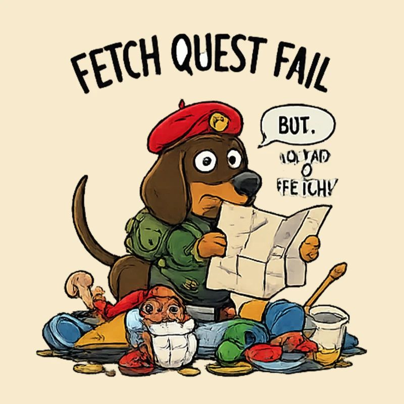 Fetch Quest Fail Pup