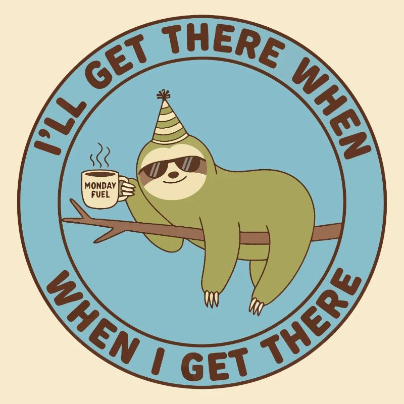 Sloth Monday Fuel Décontracté
