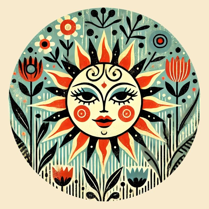 Sun Folk Bloom Circle