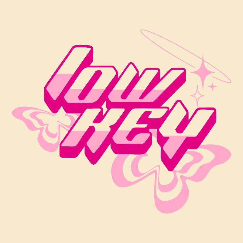 Glam Neon 80s Text
