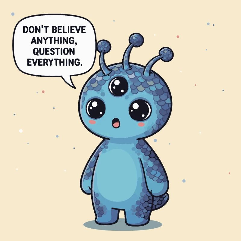 Cute Alien: Statement - Question everything