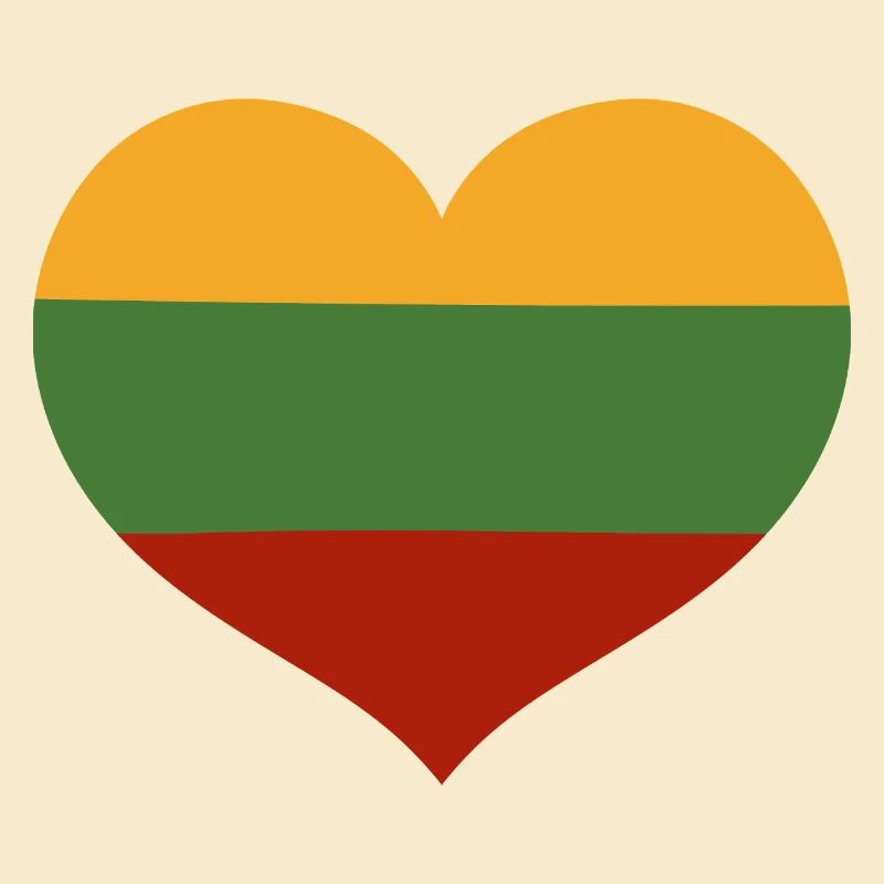 Litauische Herzflagge