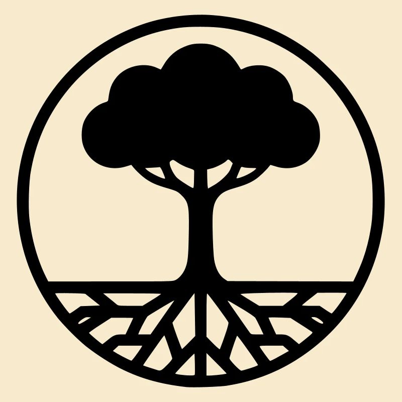 Baum des Lebens Silhouette