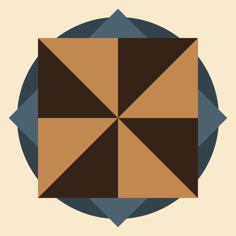 PYRAMIDENKERNGEOMETRIE | Grundformen-Artwork