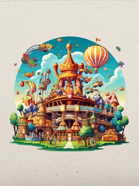 Fantasiepark Luftschiff-Karussell