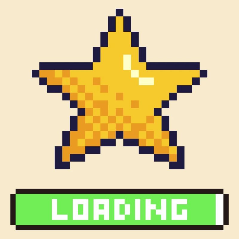Loading Pixel Star