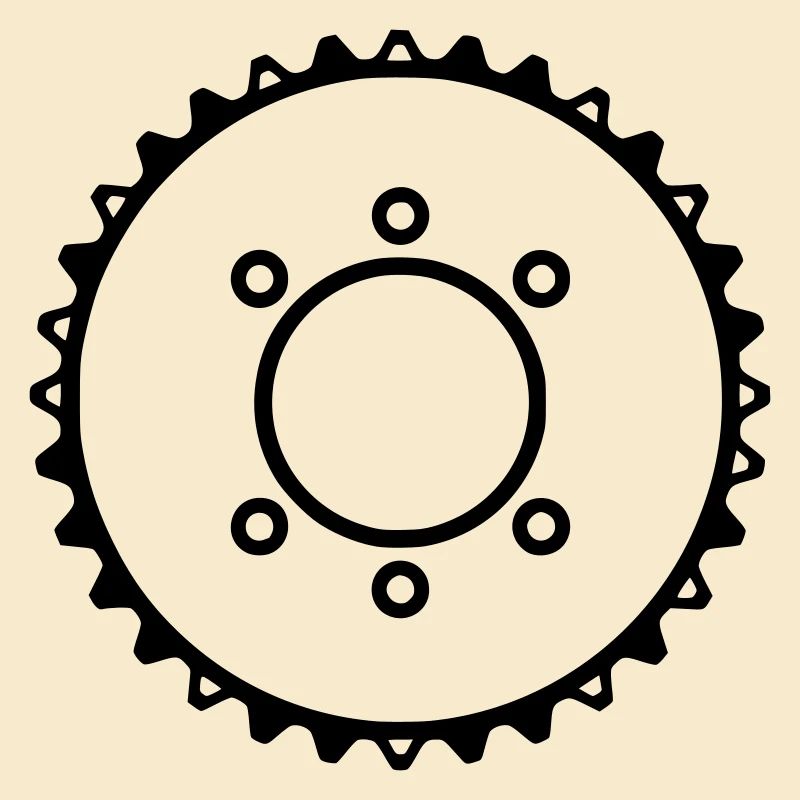 Kettenblatt Ritzel Antrieb