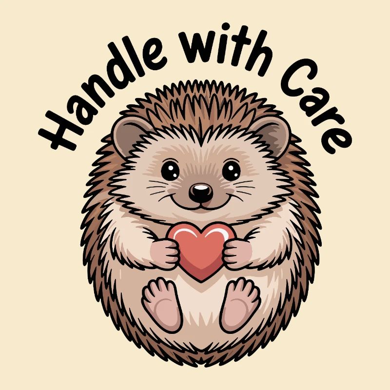 Igel mit Herz