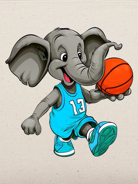 Elefanten Basketball Hooper
