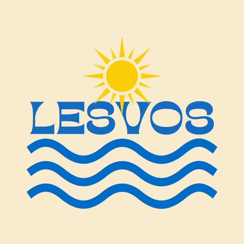 Vagues de Soleil de Lesvos