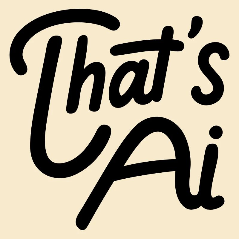 That's AI Handwritten Typography