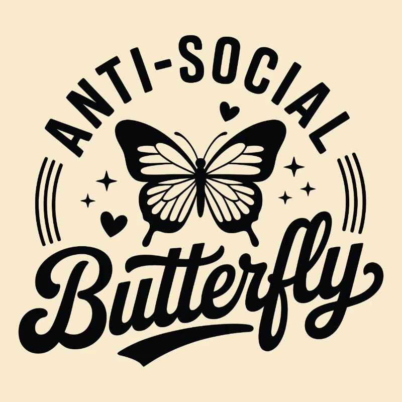 Antisozialer Schmetterling