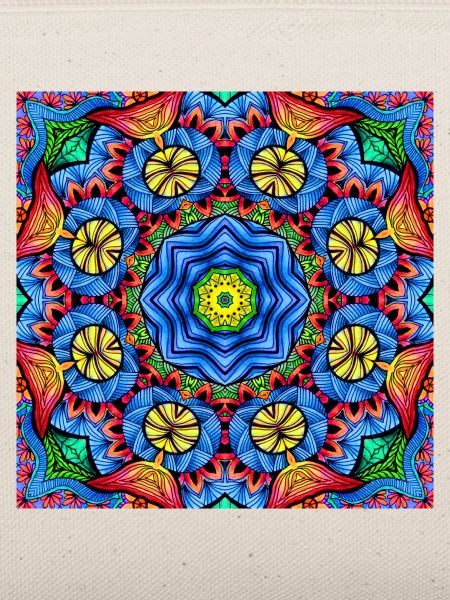 Kaleidoskop Mandala Farbfeuer