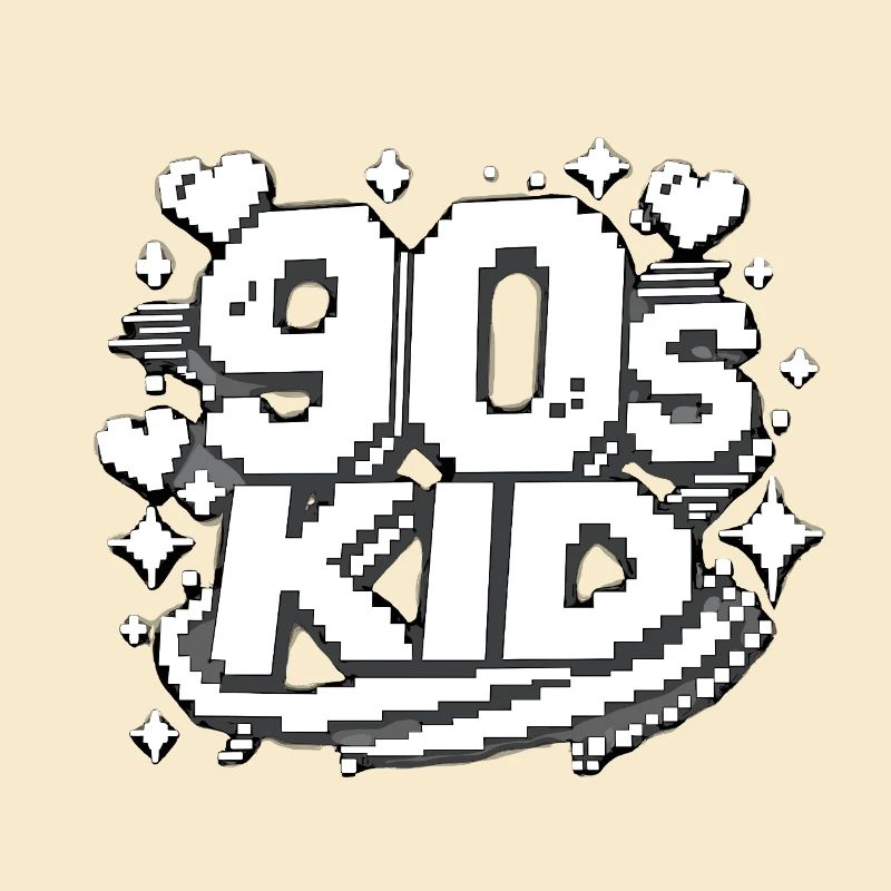 90s Kid Pixel Design