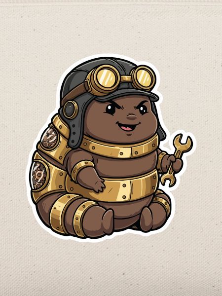 Steampunk-Ingenieur Ingenieur Messing-Crawler