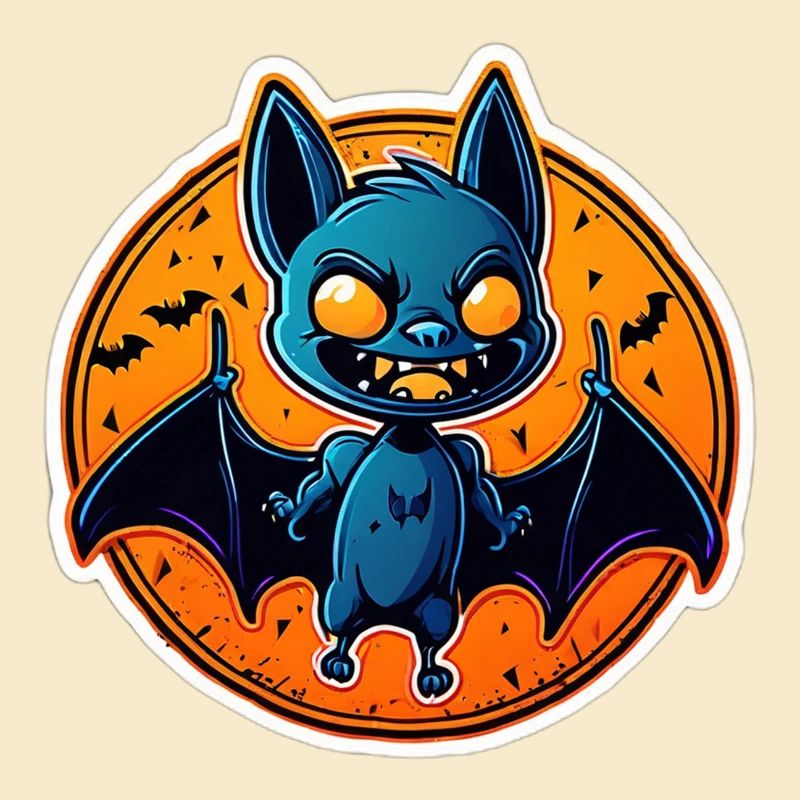 Blue Bat Halloween