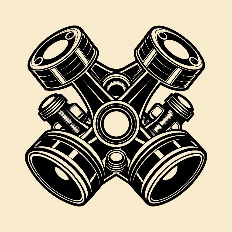 Car engine pistons