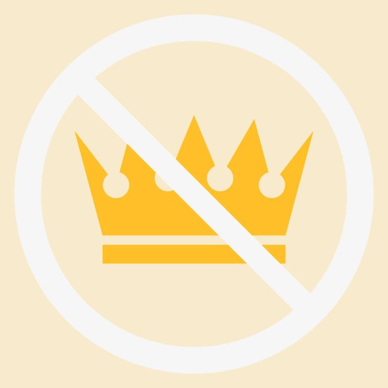 No Kings! (Protest Sign / NEG 2C)