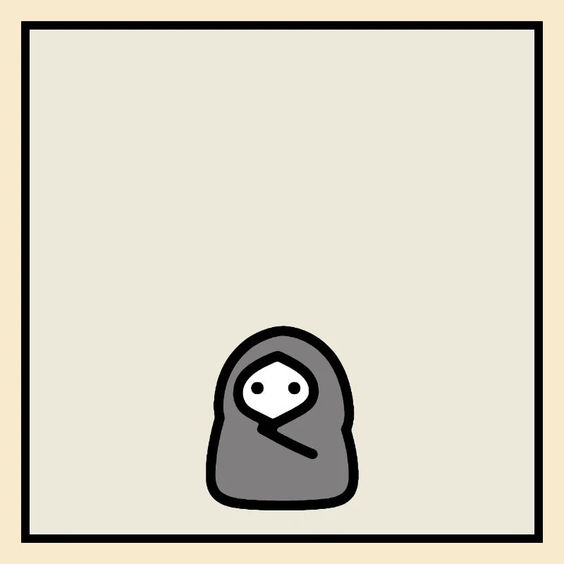 Introvert Cocoon Minimal Meme Character
