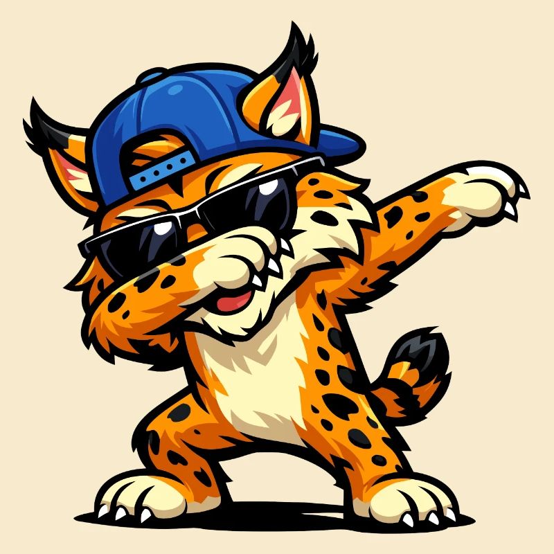 Dabbing Bobcat