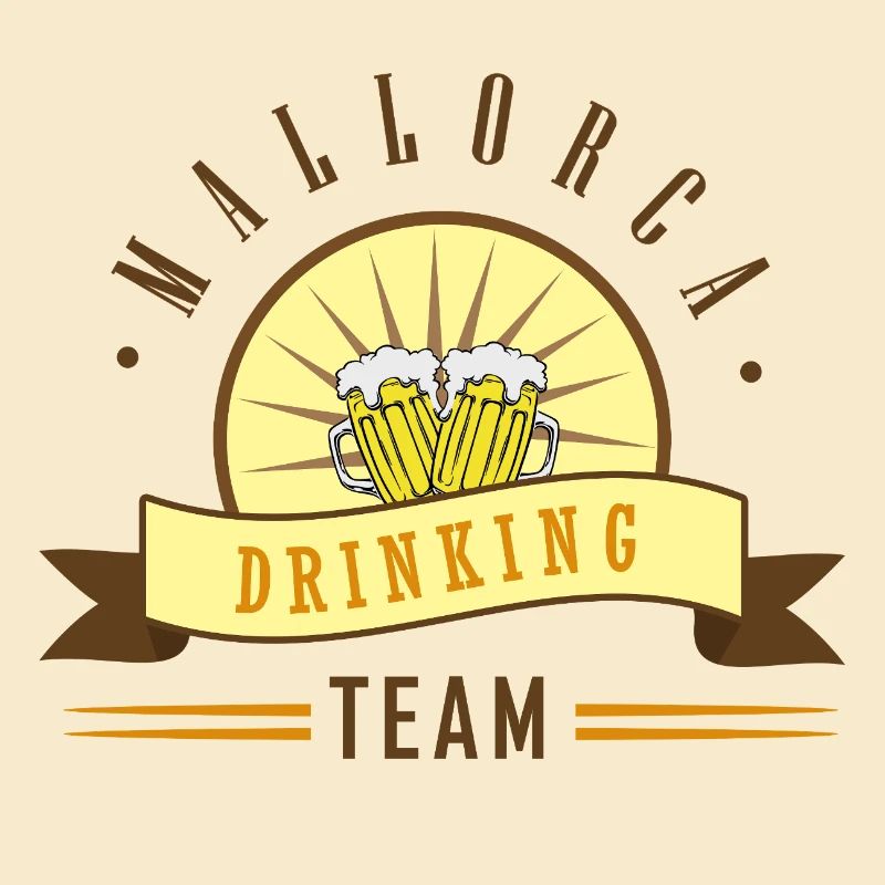 Beer Drinker Team Logo Motif