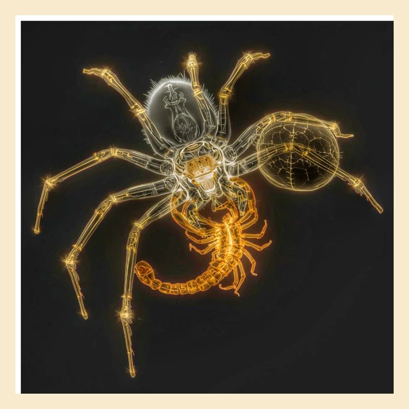 Neon Arachnide Design