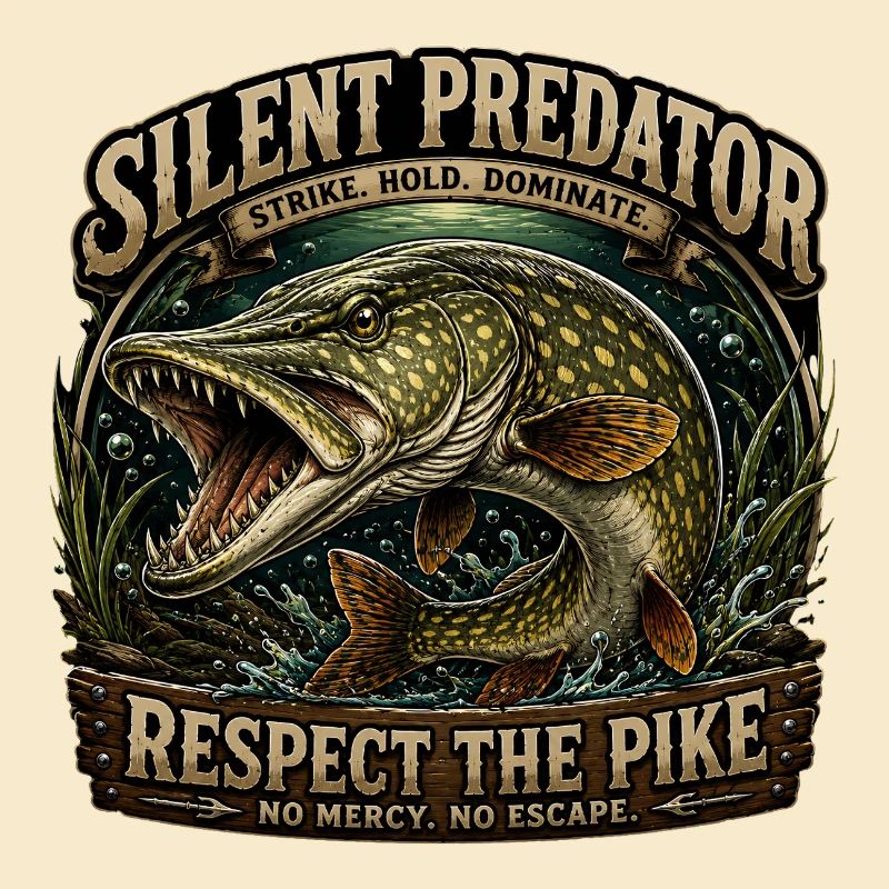 Silent Predator – Aggressives Hechtfang-Design