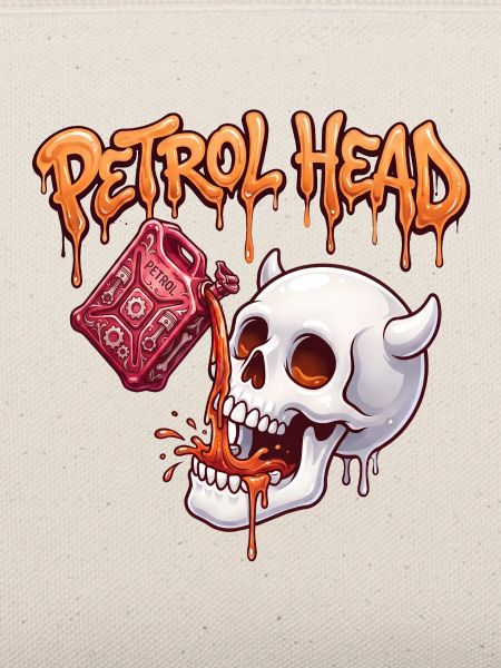 Petrolkopf-Schädel