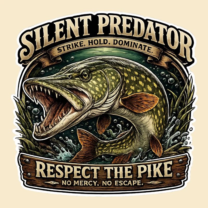 Silent Predator – Respectez le design de pêche au brochet
