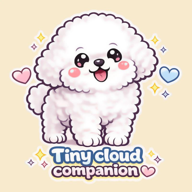 Cuddly Cloud Dog – Tiny Cloud Companion