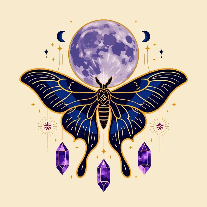 Mystical Celestial Tarot Card Aesthetic
