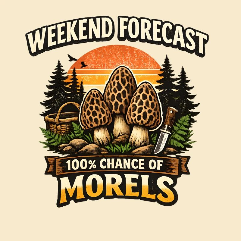 Wochenendvorhersage 100% Chance auf Morcheln