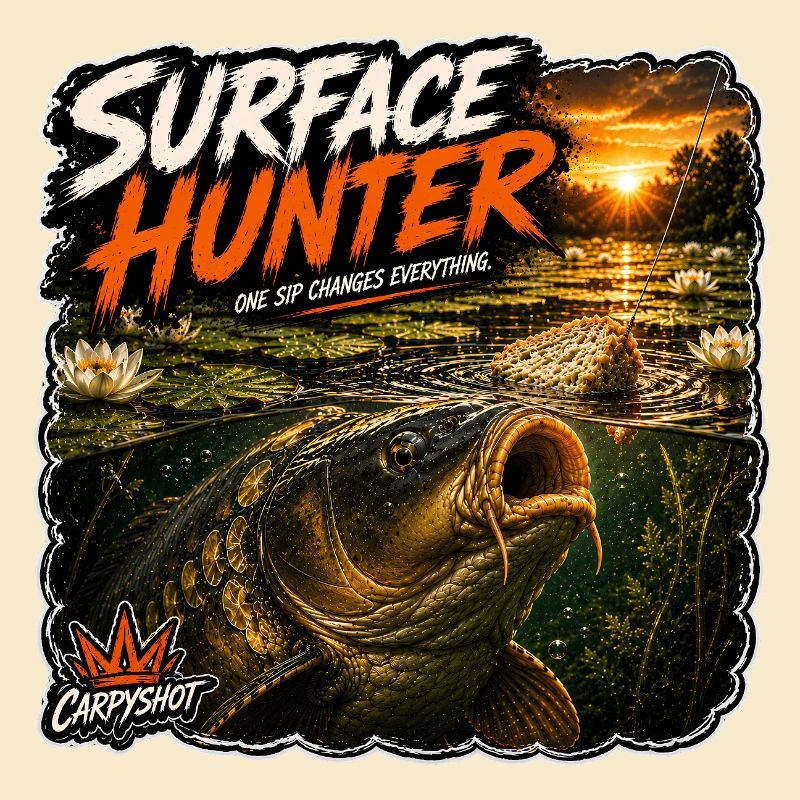 Conception de la pêche à la carpe de chasse de surface