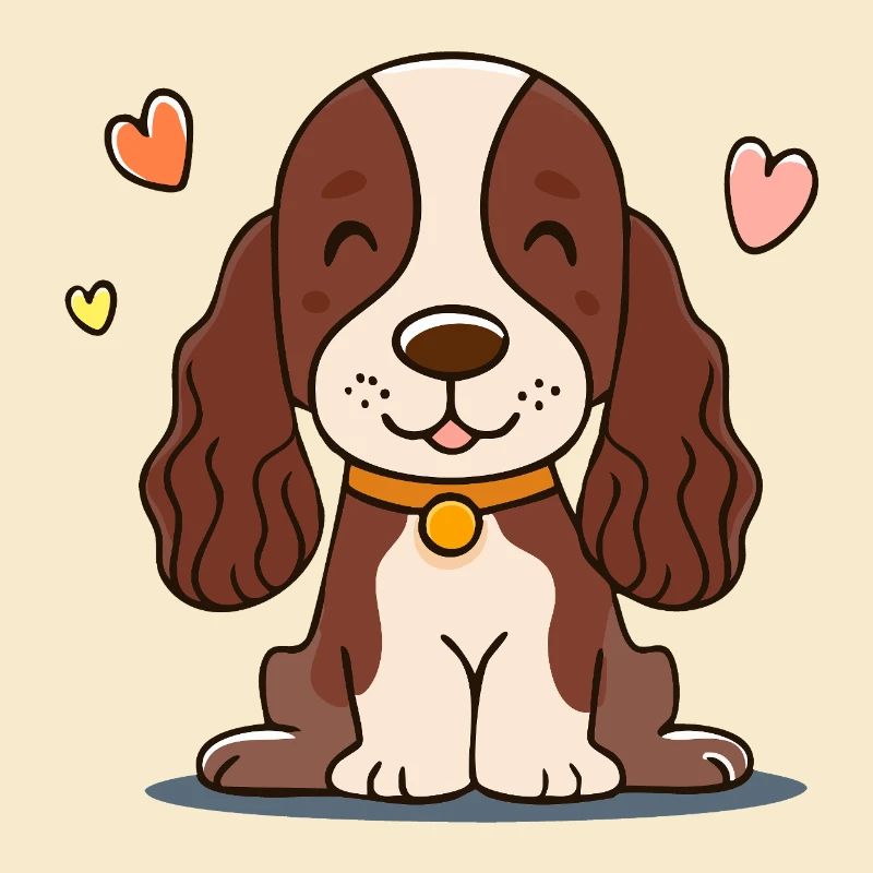 Hündchen mit Wuschelohren (Chibi-Comic)