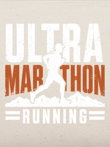 Ultra-Marathon-Läufer-Grafik