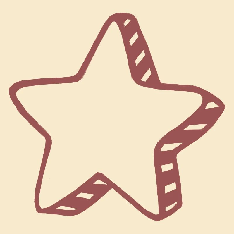 Rustic Doodle Star