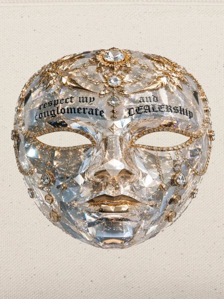 Kristallmasken Glanzdetail