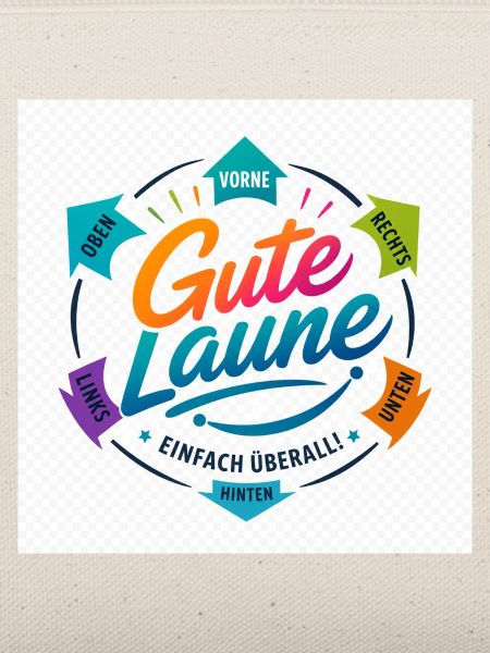 Gute Laune Kreis Farbig Positiv