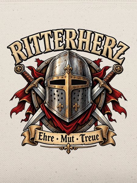 Ritterherz – Mittelalter Ritter mit Schwert & Schi
