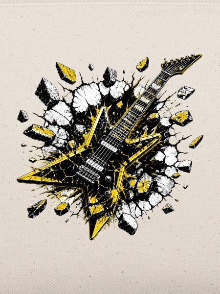Explosive E-Gitarre – Thrash Metal Power Design