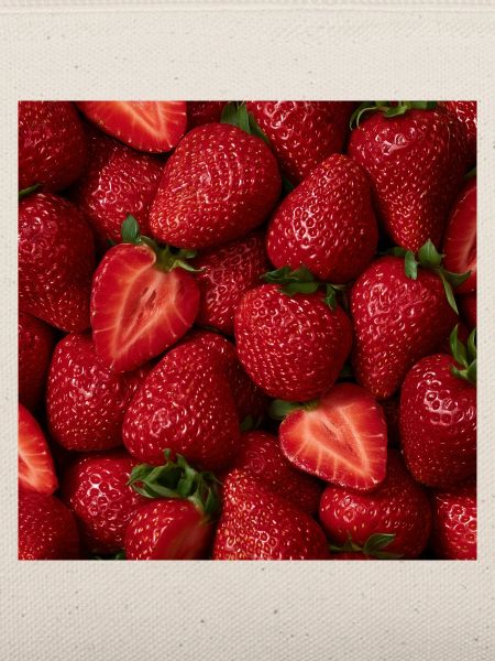 Frische rote Erdbeeren