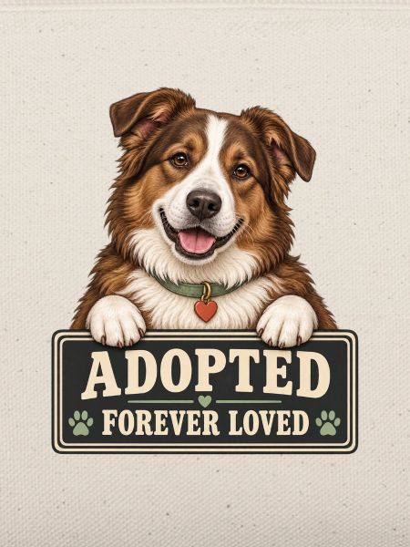 Braunweißer Hund Adoption – Forever Loved