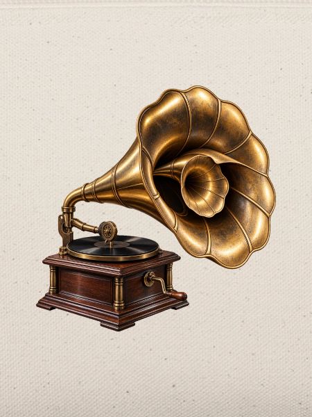 Antikes Grammophon