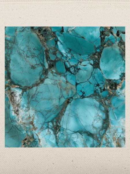 Aquamarin-türkisfarbener Marmor