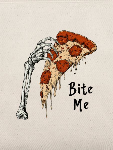 Knochenhand Pizza Bite Me