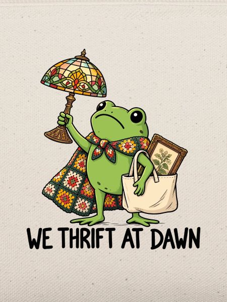 Frosch im Handarbeits-Chic