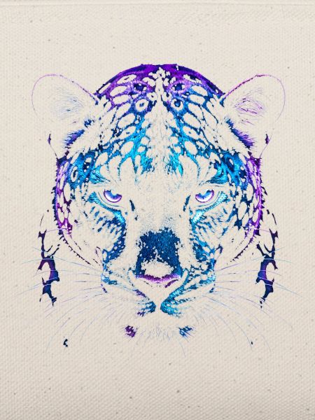 Blauer Lila-Wolkenleopard – Panther