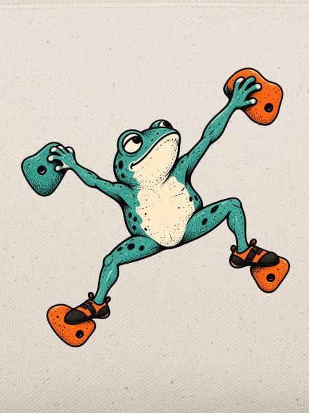 Frosch Skateboard Akrobat – Bouldern