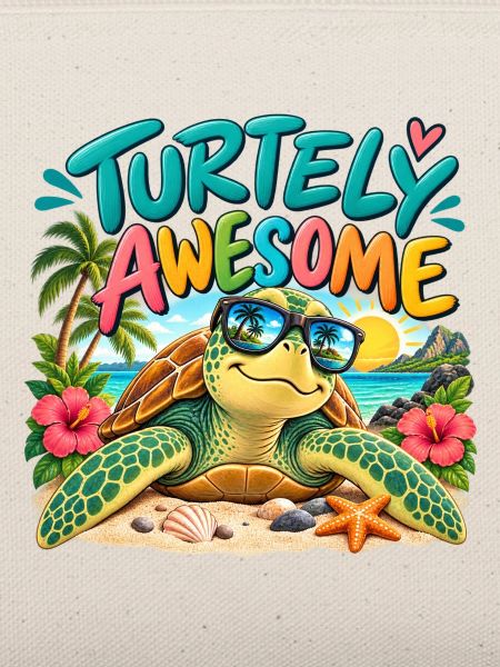 Turtely Awesome Beach Turtle