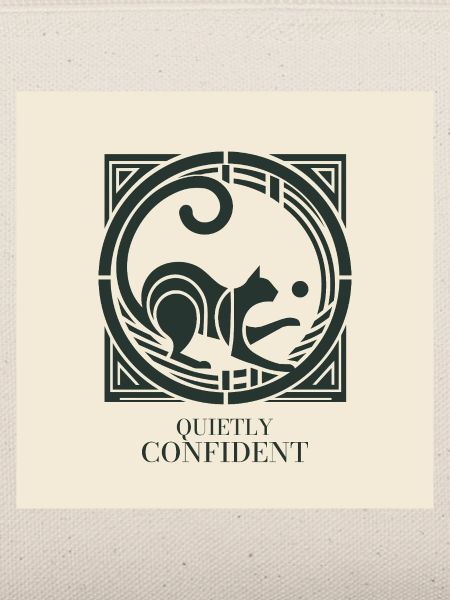 Quietly Confident – Elegante Katze